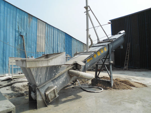 滾筒砂石分離機(jī)安裝完工